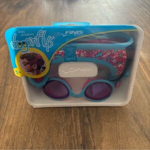FINIS DragonFlys Kid Swimming Goggles Ages 3+, Shell Tint